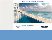 Tablet Screenshot of hotels-cancun.com